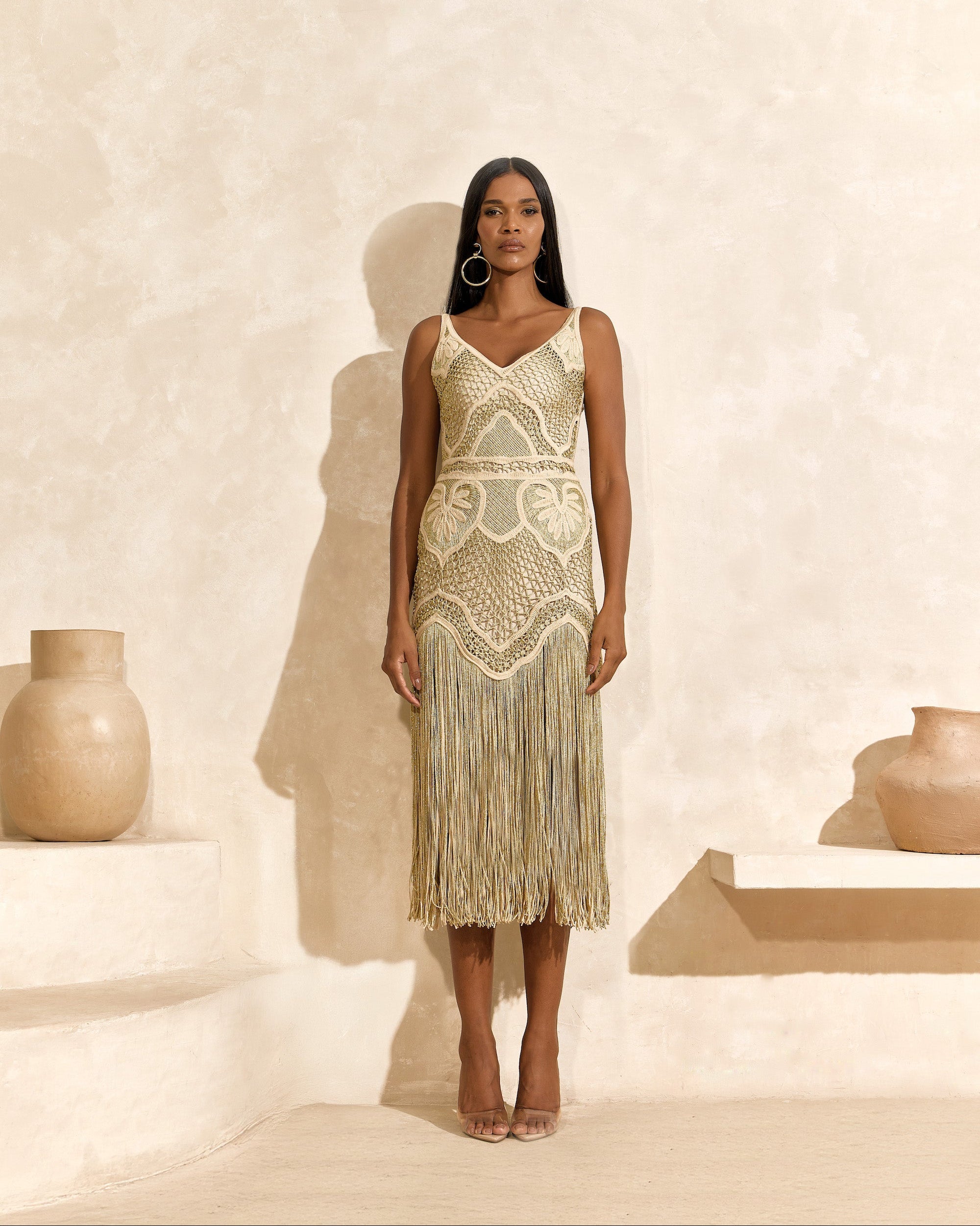 Vestido Fabrícia (Dourado)