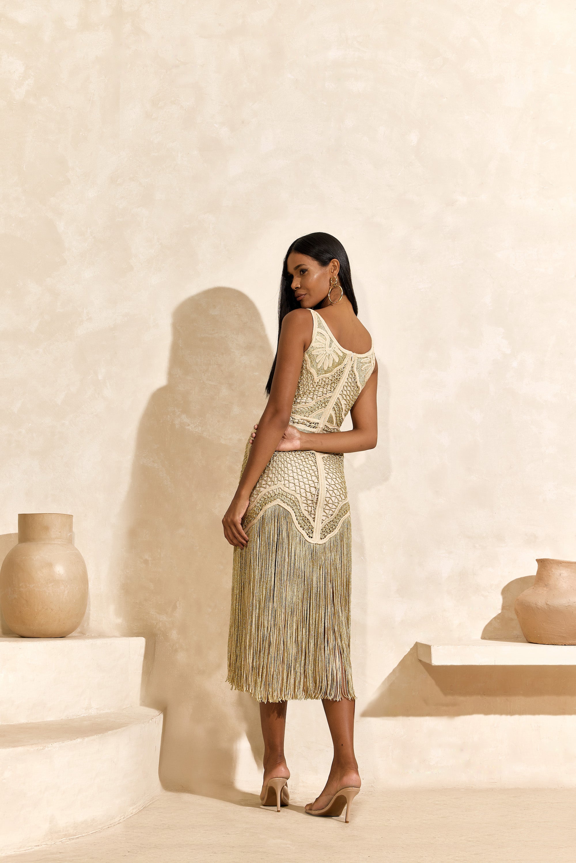 Vestido Fabrícia (Dourado)